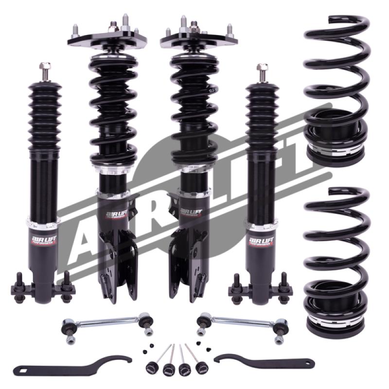 Ford Mustang Suspension Lift Kit - Front + Rear - Air Lift - 32-Way Dampening Adjustable - `15-`24